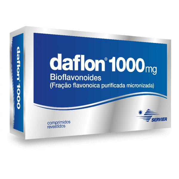 Daflon 1000 , 1000 mg Blister 60 Unidade(s) Comp revest pelic