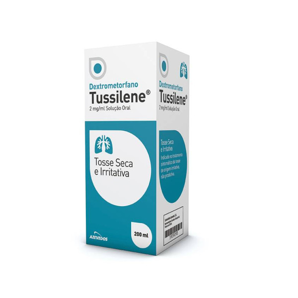 Dextrometorfano Tussilene, 2 mg/mL-200 mL x 1 sol oral mL