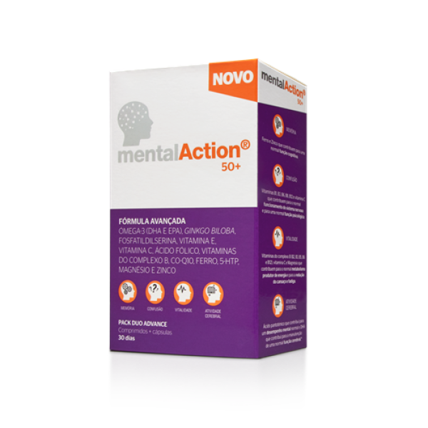 Mentalaction 50+  Compx30+Capsx30, cáps + comps