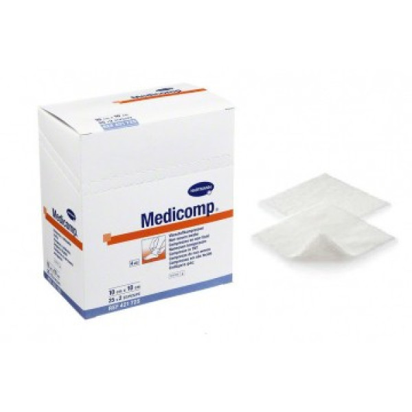 Medicomp Compressas Esterilizadas 5x5cmx25x 2