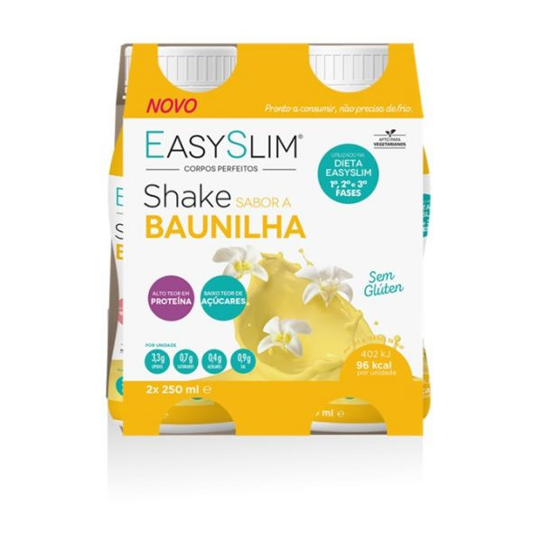 Easyslim Shake Sol Or Baunilha 250ml,  