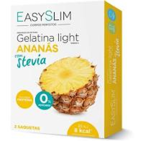 Easyslim Gelatina Lg Ananas Stev Saq X2