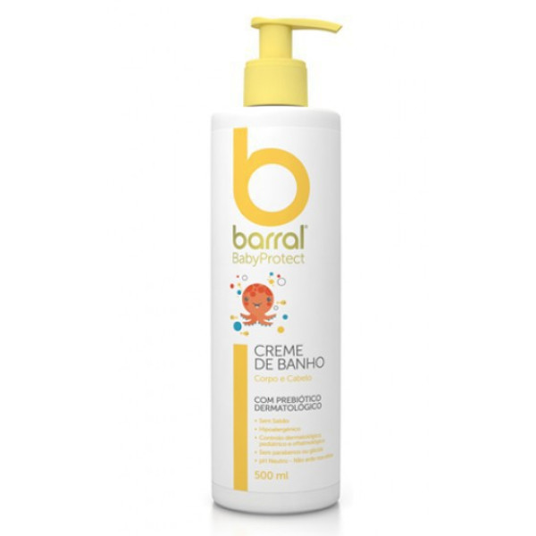 Barral Babyprotec Cr Banho 500ml