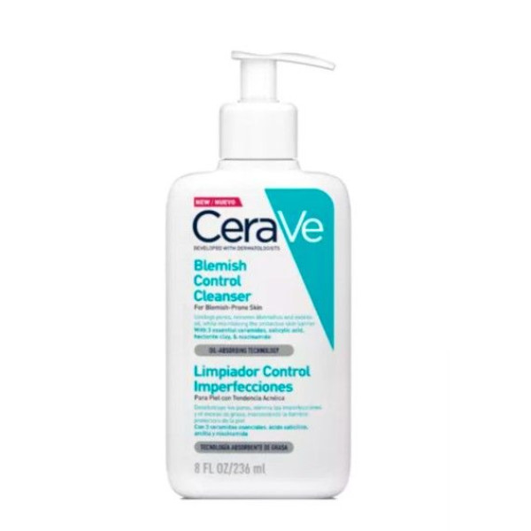 Cerave Blemish Gel Limpeza Imperfeições 236ml