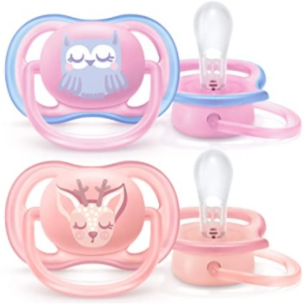 Philips Avent Ult Air Dec Chup 0-6M Girlx2