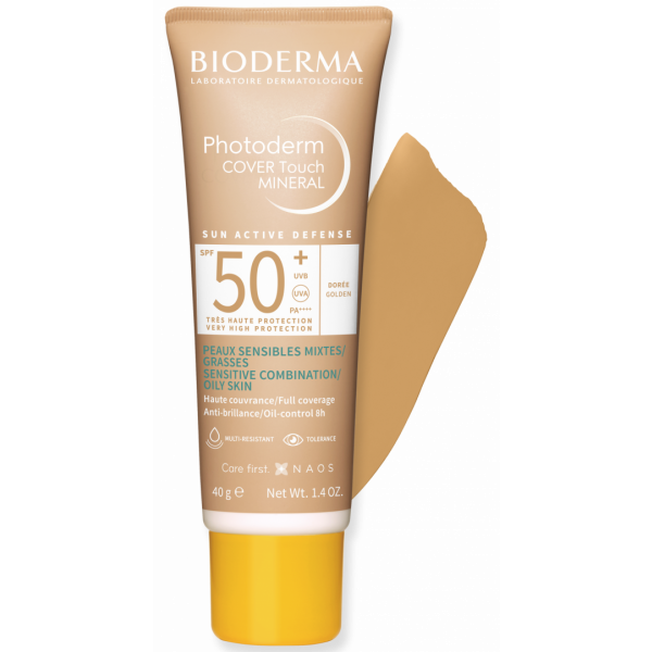 Photoderm Bioderma Cover Touch 50+ Dourado 40g