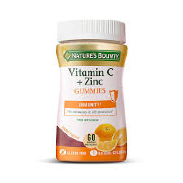 Nature´s Bounty Vit C+Zinco Gomas X60