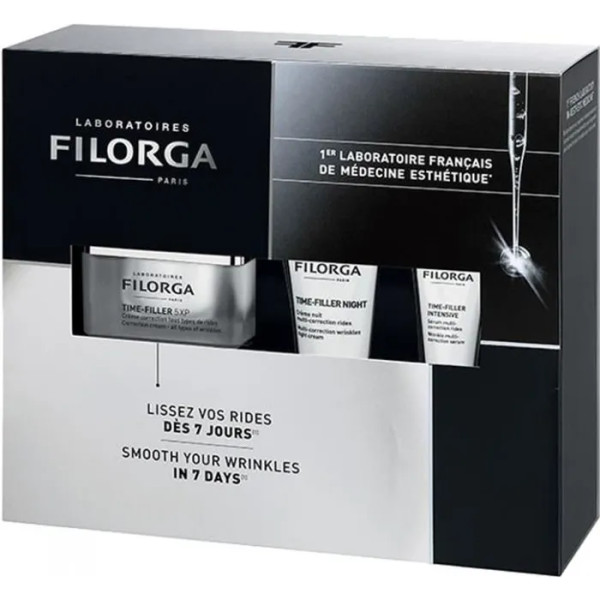 <mark>F</mark>ilorga Coffret Time <mark>F</mark>iller 5XP Creme 50ml + Intensive Sérum 7ml + Creme de Noite 15ml