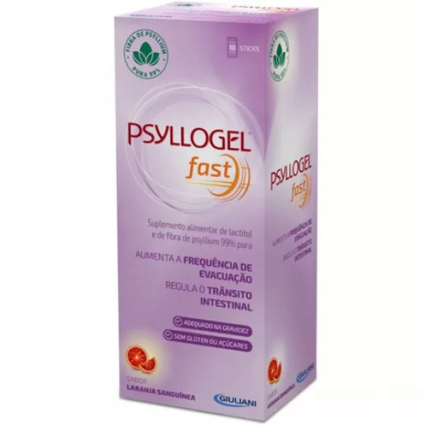 Psyllogel Fast Laranja Sanguínea Sticks X10