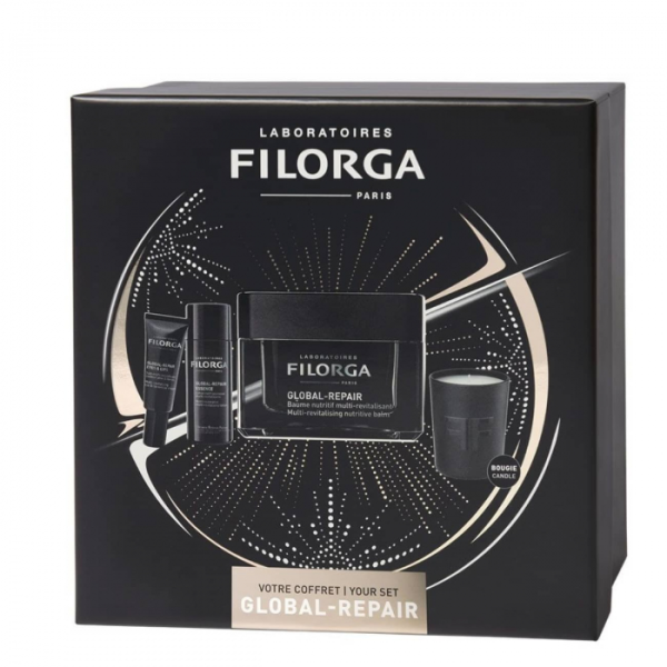 <mark>F</mark>ilorga Coffret Global Repair Cr 50ml + Vela Perfumada 70g Box