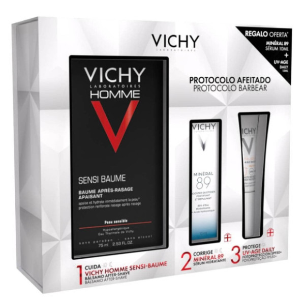 Vichy Homme Sensi Baume 75ml  Coffret